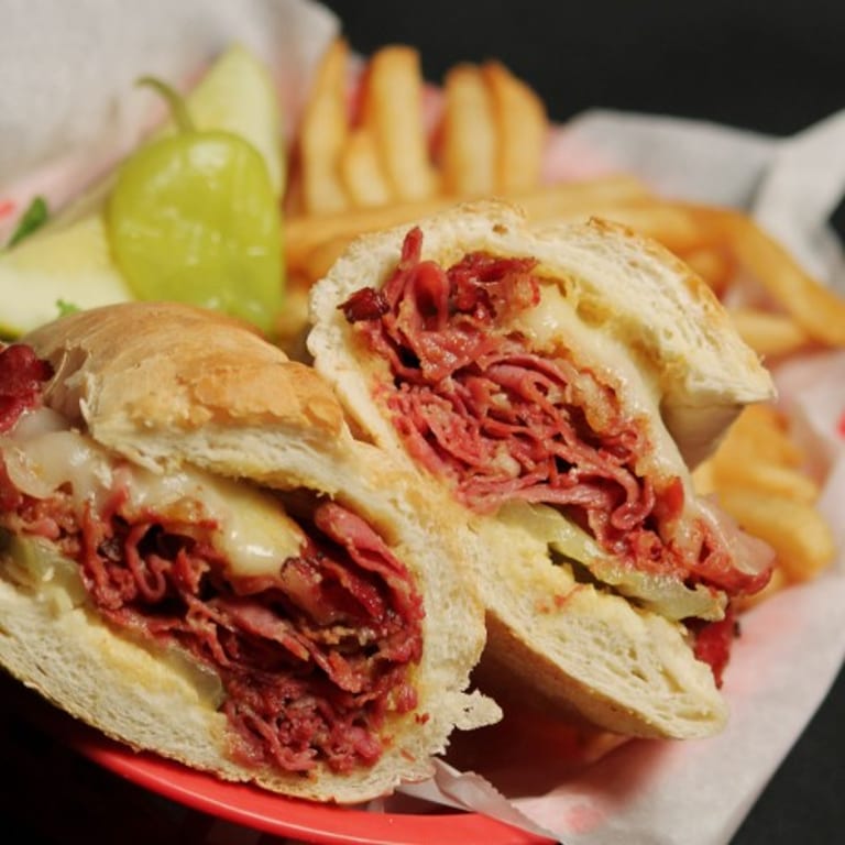 Hot Pastrami Sandwich Delights