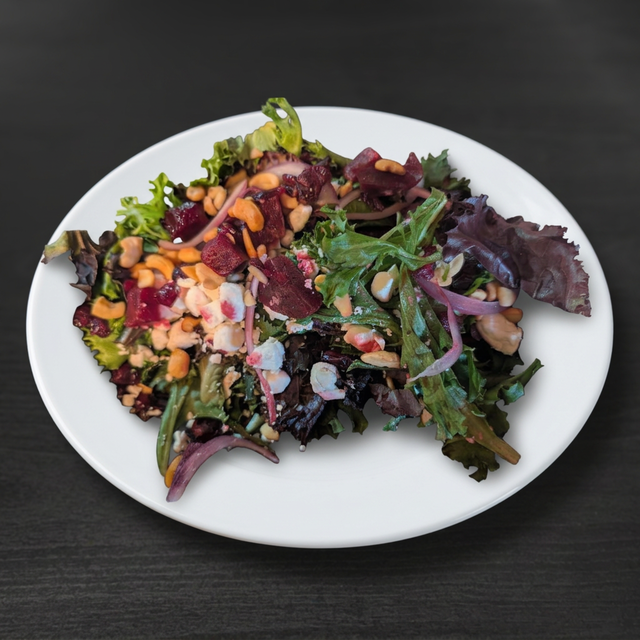 Beet and Goat Cheese Salad.